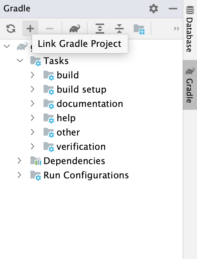 链接 Gradle 项目