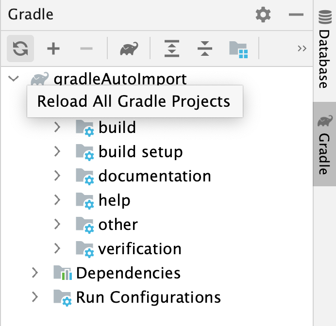 重新加载所有 Gradle 项目