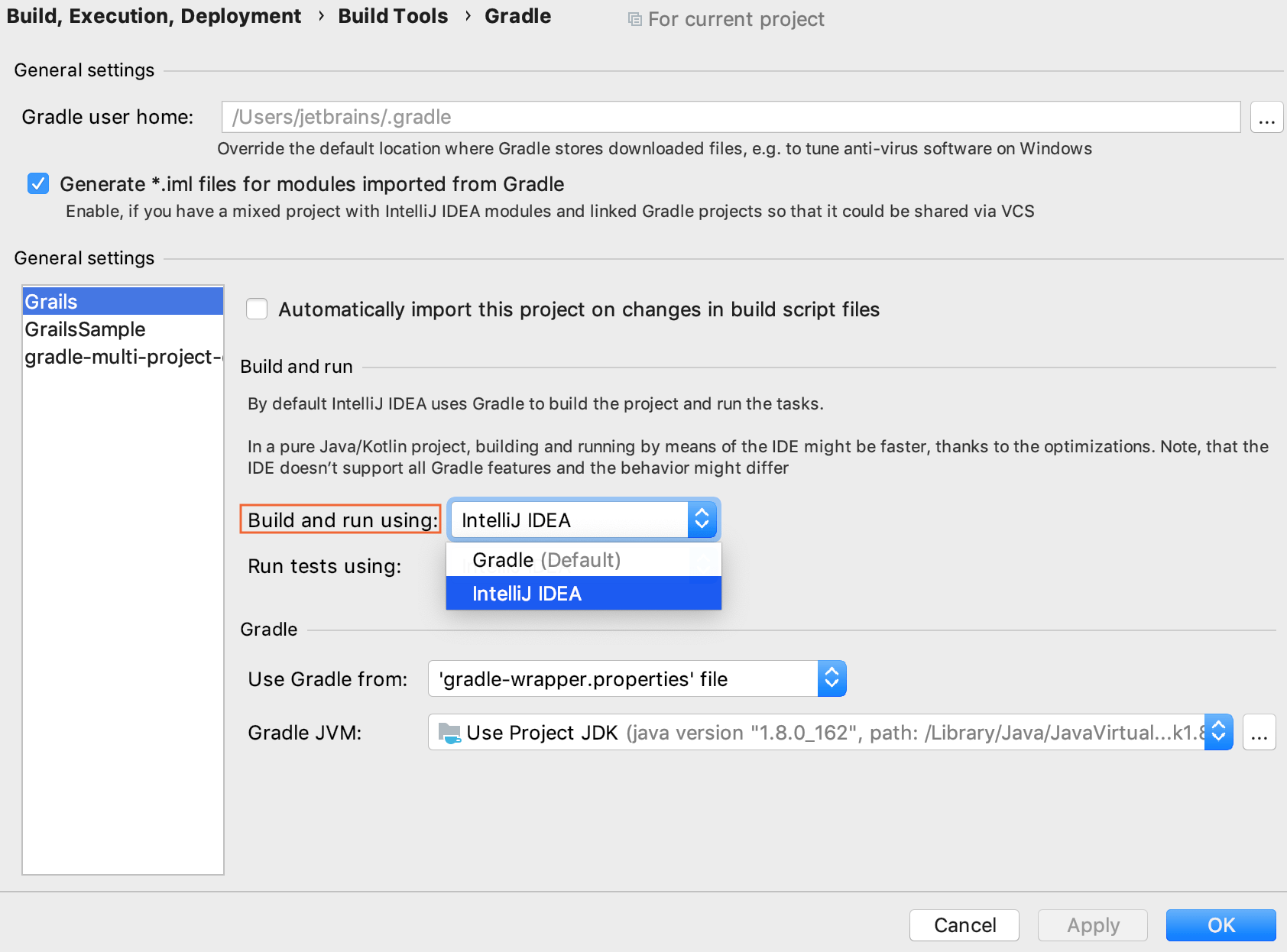 Gradle 设置