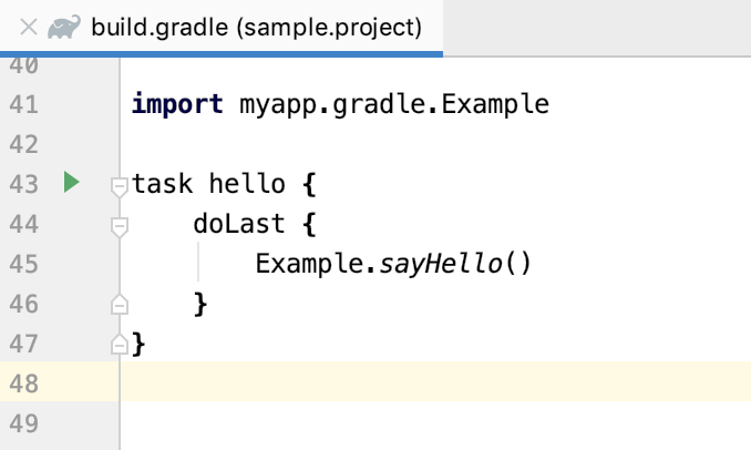 Gradle 主构建文件