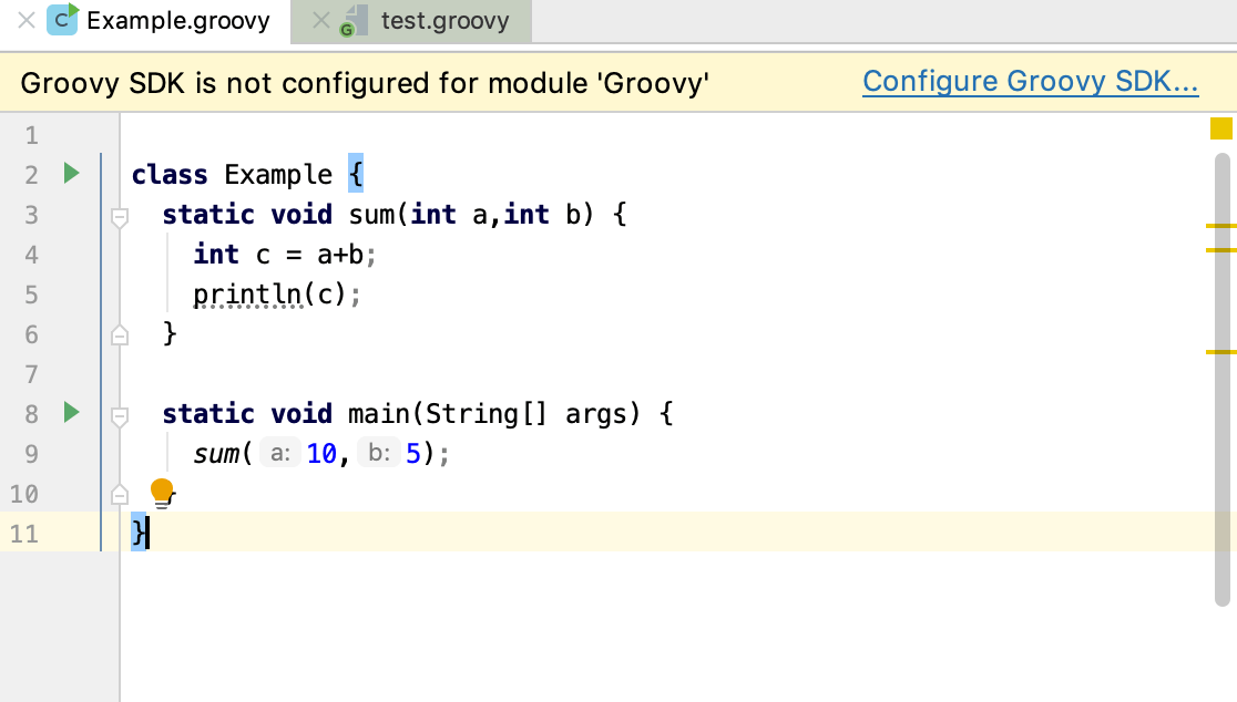 配置 Groovy SDK 弹出窗口