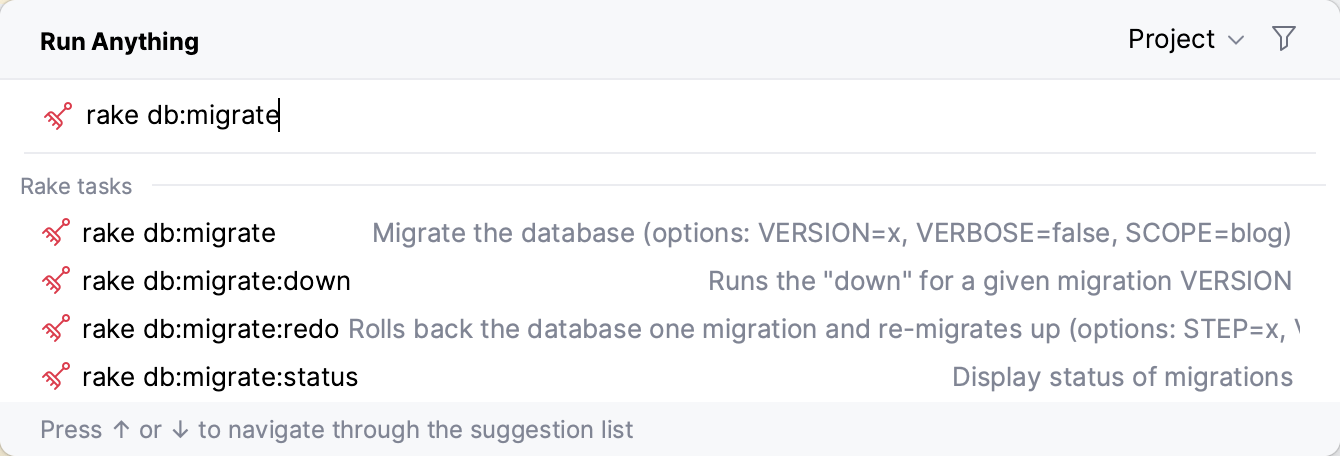 运行任何东西/ rake db:migrate