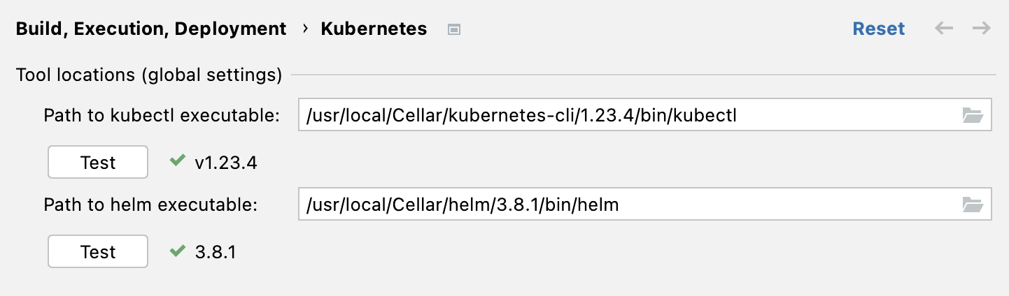 Kubernetes 设置窗口