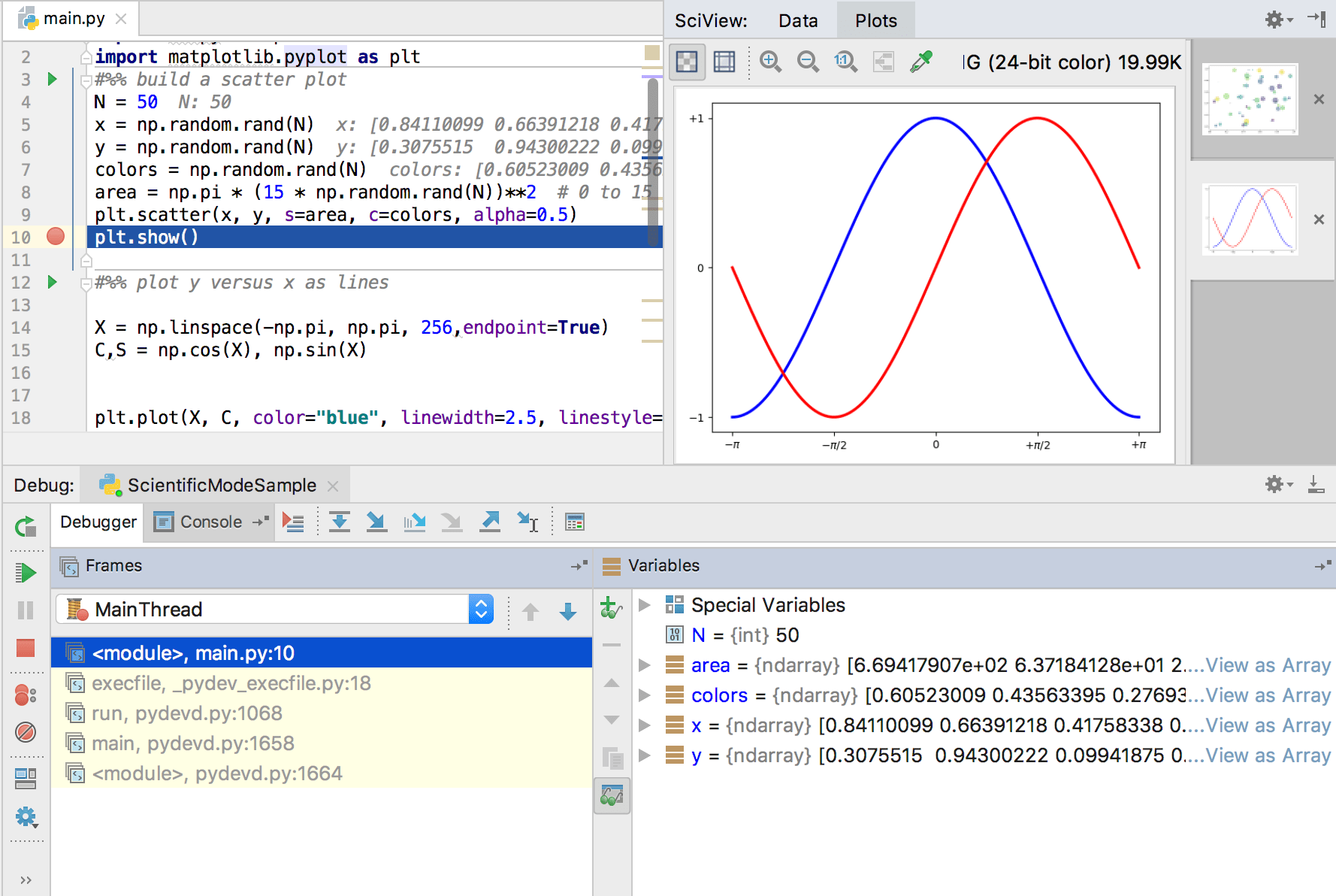 Matplotlib 调试