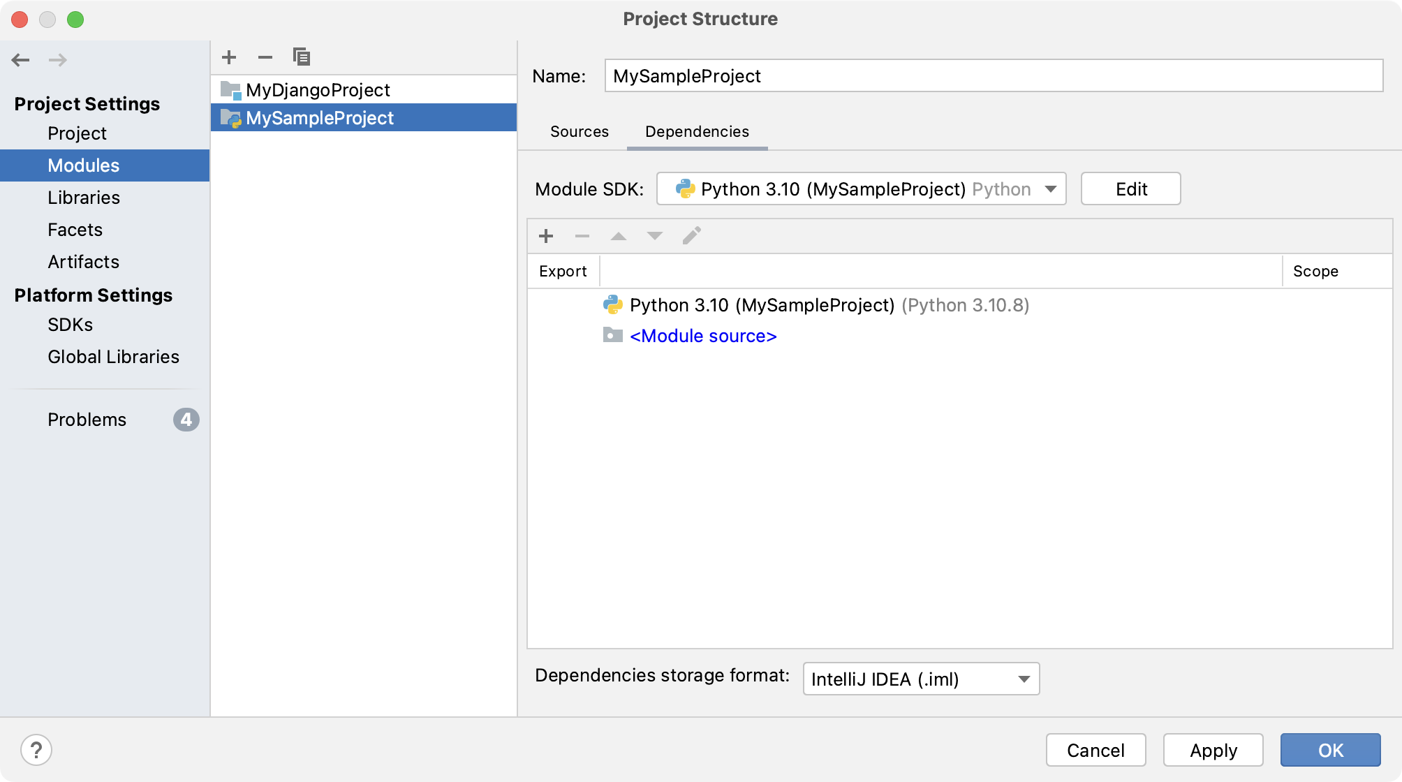 管理Python SDK模块